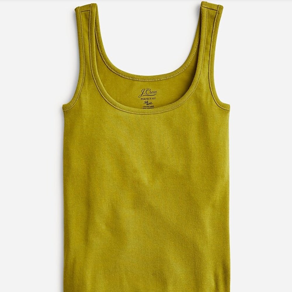 JCrew Perfect-fit shelf-bra tank top